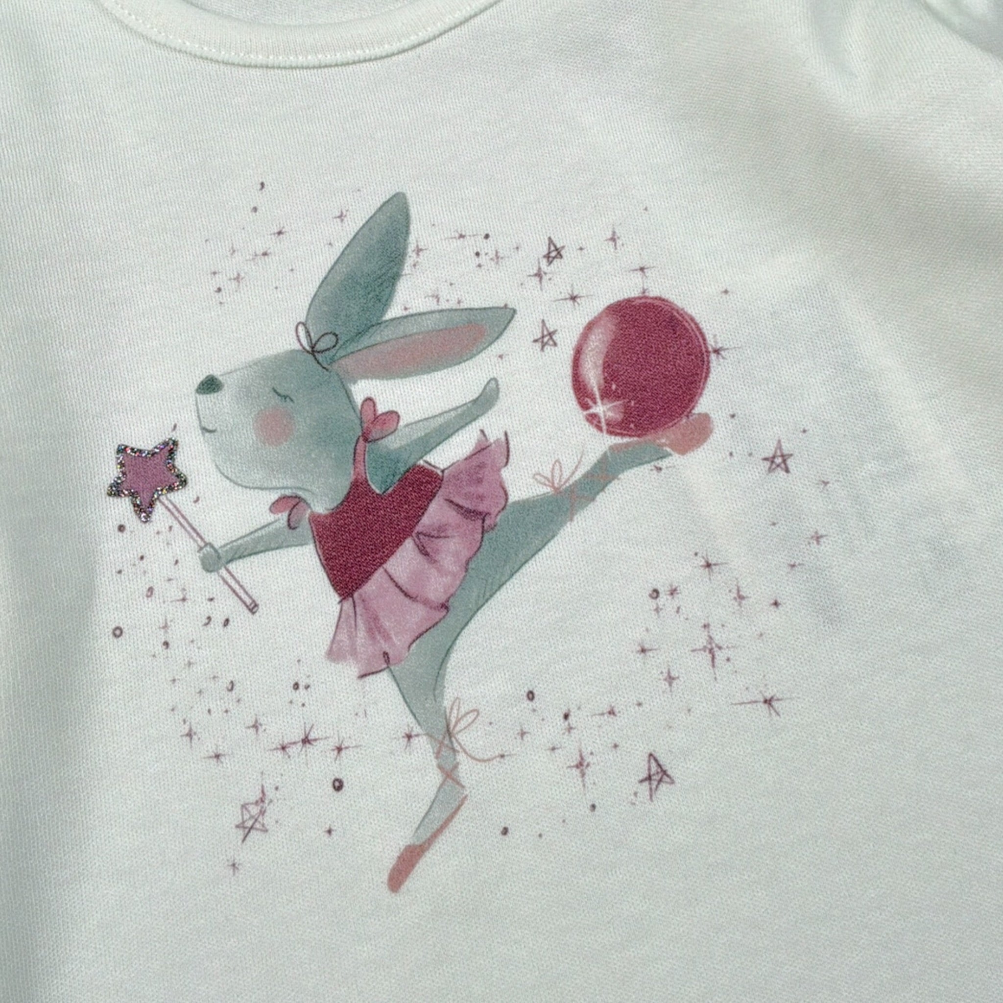 Coccode Shirt tinta unita con Stampa Bianco per Neonata C62139N BIANCO COCCODE 