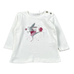 Coccode Shirt tinta unita con Stampa Bianco per Neonata C62139N BIANCO COCCODE 