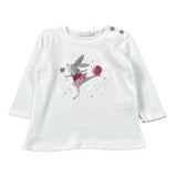 Coccode Shirt tinta unita con Stampa Bianco per Neonata C62139N BIANCO COCCODE 