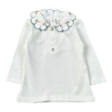 Coccode Shirt tinta unita con Colletto Bianco per Neonata C62155 BIANCO COCCODE 