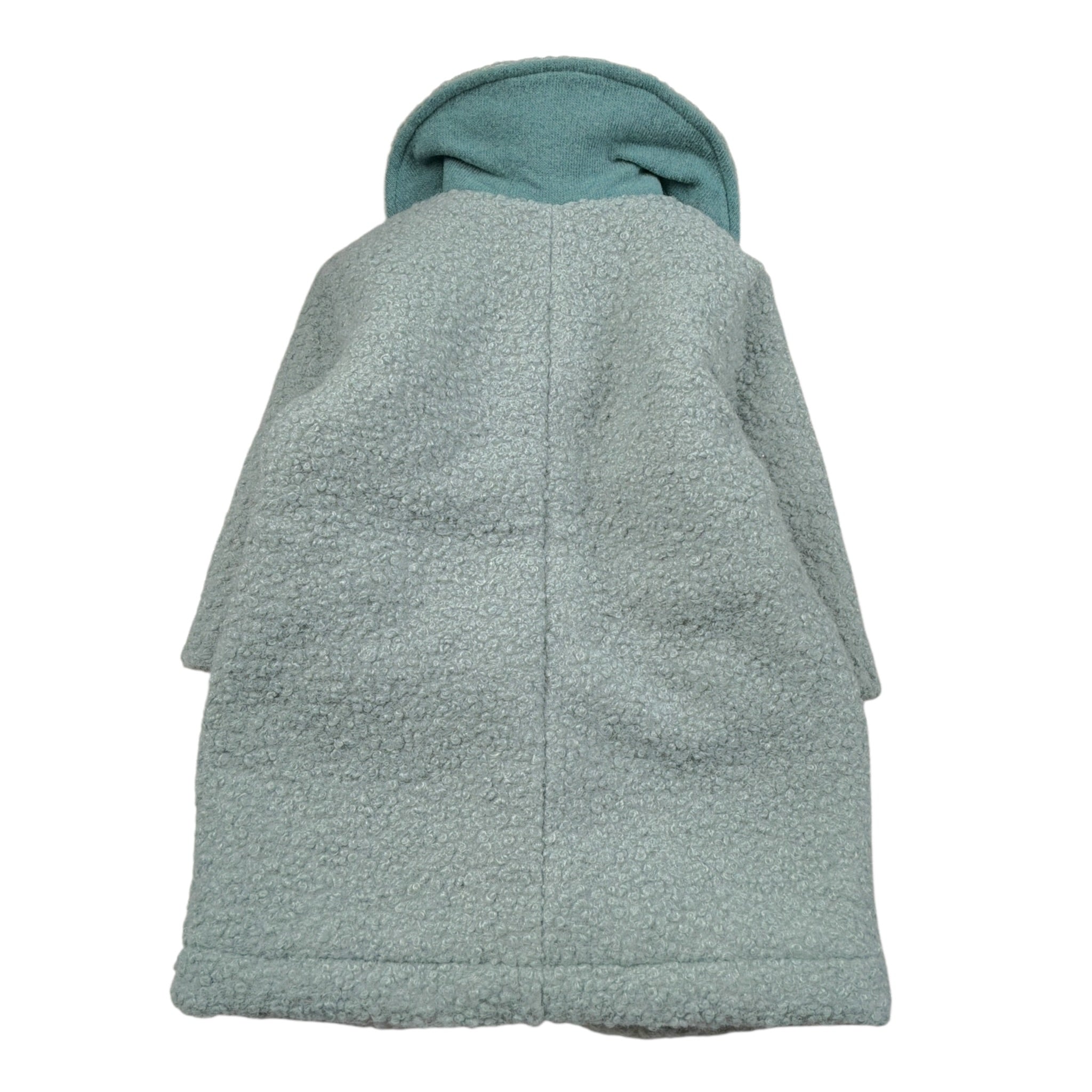 Coccode' Cappotto tinta unita Modello Teddy Verde Acqua per Bambina C62388 VERDE ACQUA COCCODE' 