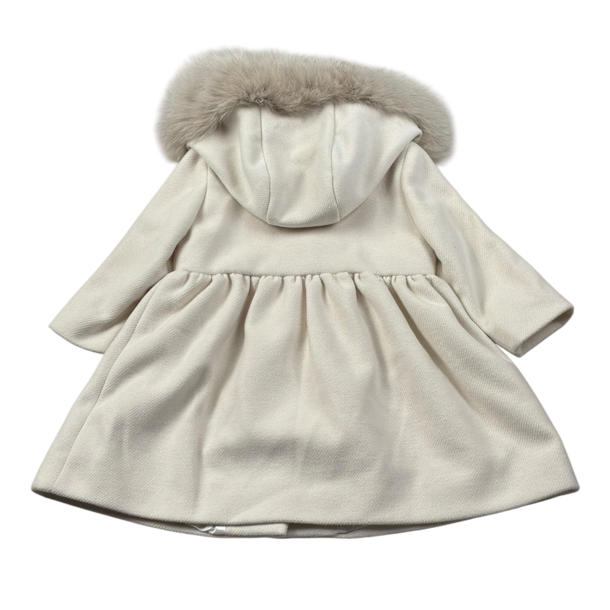 Colori Chiari Cappotto tinta unita Panna per Neonata FN117334 PANNA COLORI CHIARI 