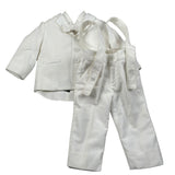 Colori Chiari Completo 4 Pezzi Camicia-Papillon-Pantalone-Giacca Panna per Neonato MN567265 PANNA COLORI CHIARI 