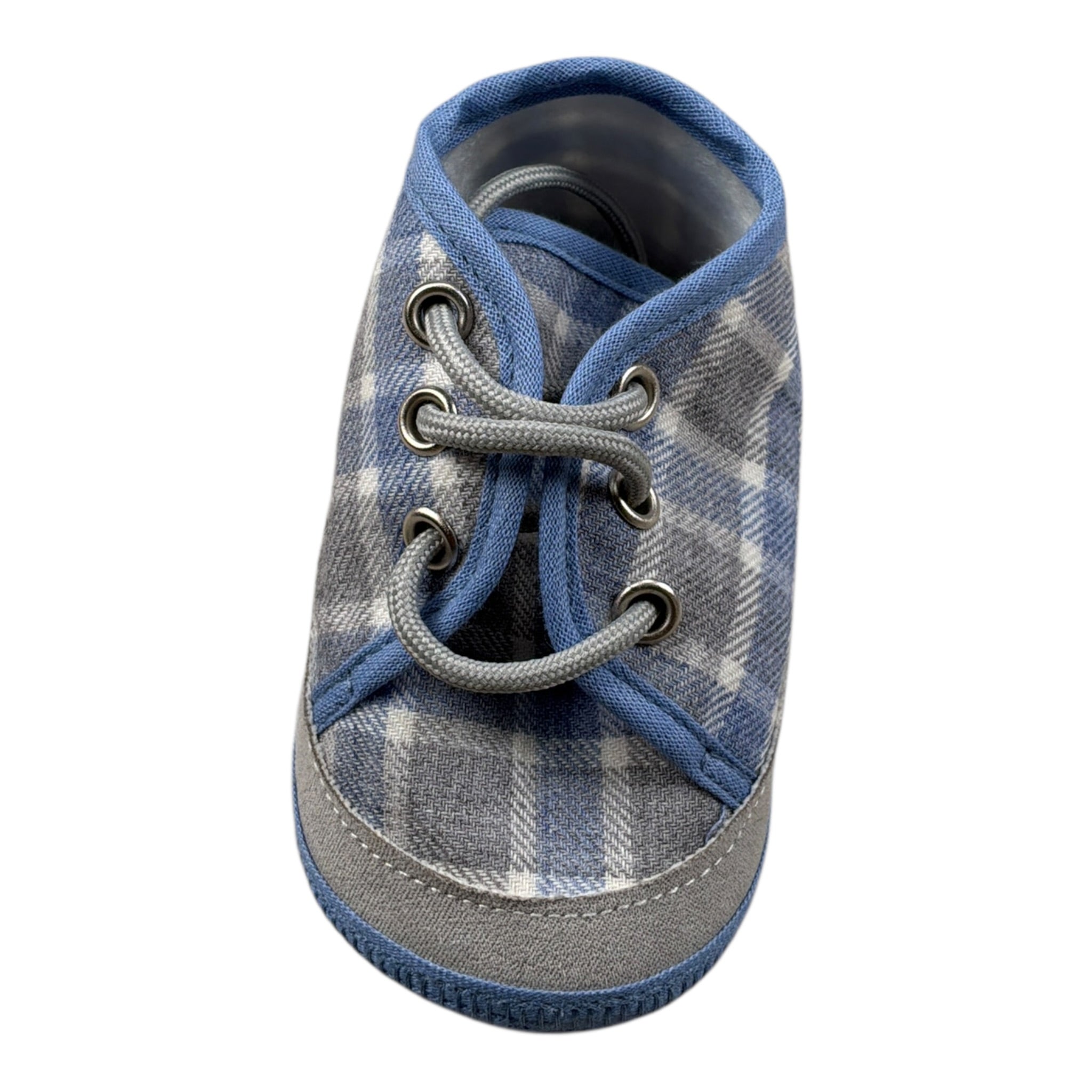 Colori Chiari Scarpine Multicolor con Lacci Grigio per Neonato MN957228 GRIGIO COLORI CHIARI 