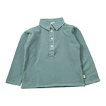 Cozmo Polo tinta unita Manica Lunga Verde per Bambino CALIK234W5 VERDE COZMO 