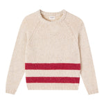 Cozmo Maglia tinta unita con Fantasia A Righe Beige per Neonato IDAHO228W5 BEIGE COZMO 