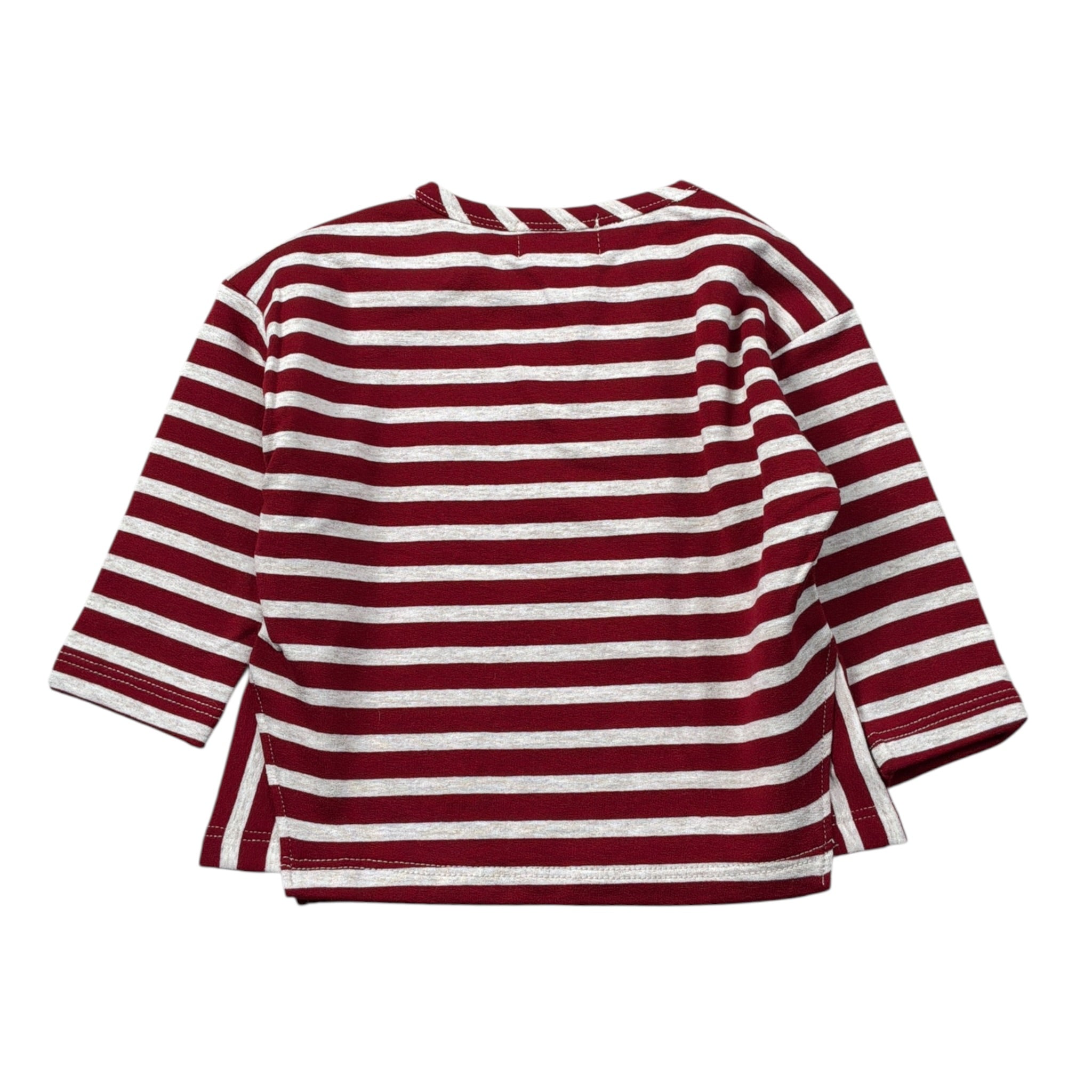Cozmo Shirt Bicolore con Fantasia A Righe Bianco/Rosso per Neonato JOEL315W5 BIANCO/ROSSO COZMO 