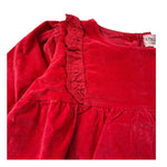 Cozmo Abito Manica Lunga tinta unita Rosso per Neonata KENIA316W5 ROSSO COZMO 