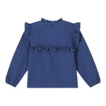 Cozmo Camicia Manica Lunga In Denim Blu per Neonata NICOLEK288W5N BLU COZMO 