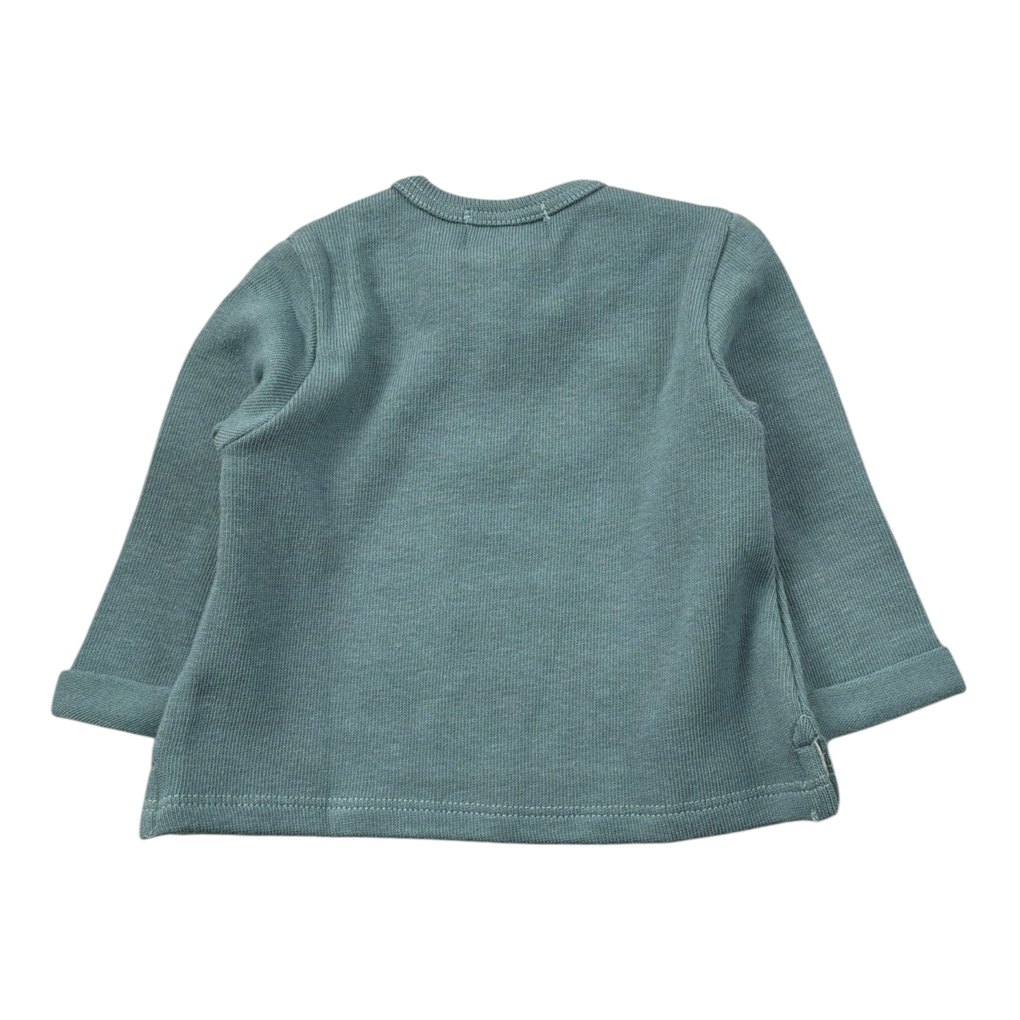 Cozmo Maglia tinta unita con Bottoni Verde per Neonato REMO237W5 VERDE COZMO 