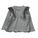Cozmo Maglia tinta unita con Rouches Grigio per Neonata VILNA239W5 GRIGIO COZMO 