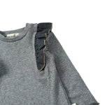 Cozmo Maglia tinta unita con Rouches Grigio per Neonata VILNA239W5 GRIGIO COZMO 