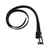Daniele Alessandrini Cintura tinta unita con Borchie Marrone per Bambino 1231BELT1189 MARRONE DANIELE ALESSANDRINI 
