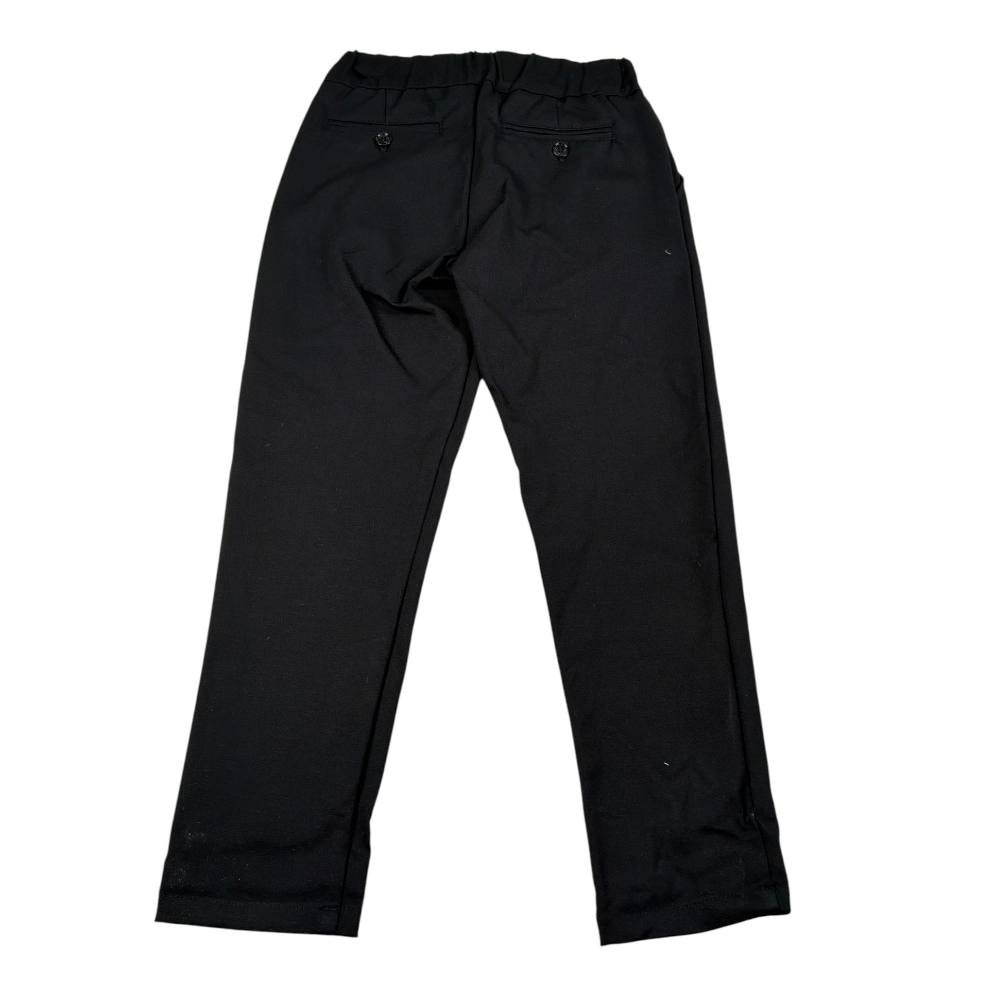 Daniele Alessandrini Pantalone tinta unita con Elastico In Vita Nero per Bambino 1231P1389 NERO DANIELE ALESSANDRINI 