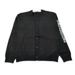 Daniele Alessandrini Cardigan tinta unita con Logo Nero per Neonato 1231W00206N NERO DANIELE ALESSANDRINI 