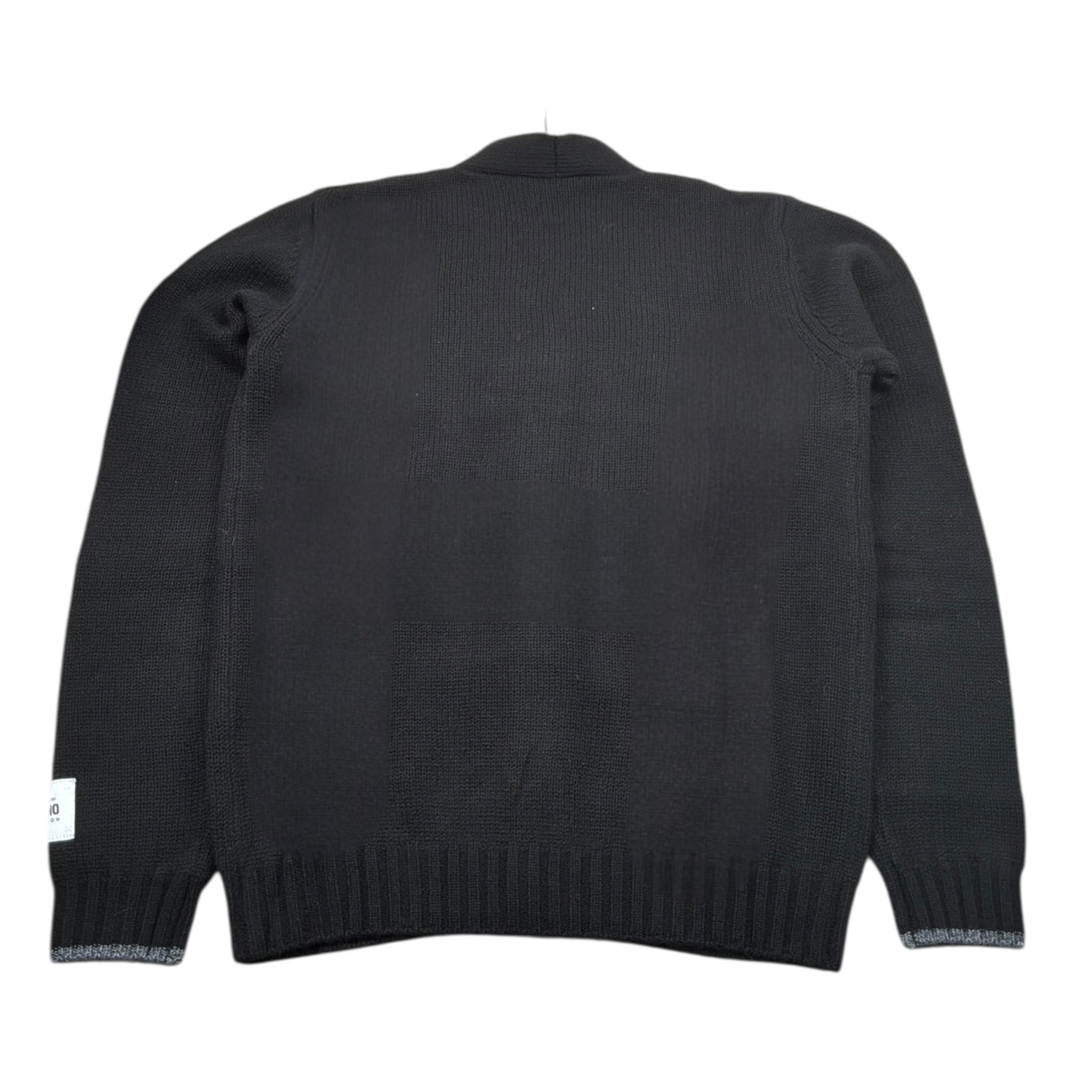 Daniele Alessandrini Cardigan tinta unita con Bottoni Nero per Bambino 1231W00228 NERO DANIELE ALESSANDRINI 