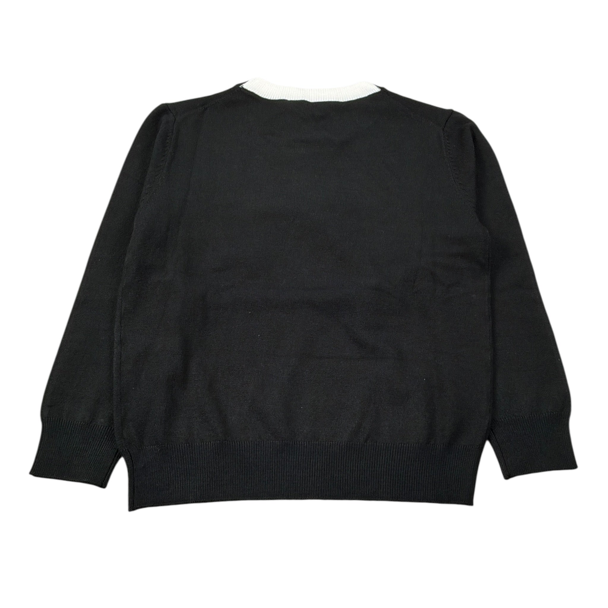 Daniele Alessandrini Maglia tinta unita con Stampa Nero per Bambino 1231W00239X NERO DANIELE ALESSANDRINI 