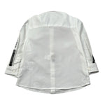 Daniele Alessandrini Camicia Manica Lunga Tinta Unit con Logo Panna per Neonato 1291C0826 PANNA DANIELE ALESSANDRINI 