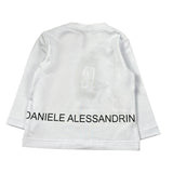 Daniele Alessandrini Shirt tinta unita Girocollo con Stampa Bianco per Neonato 1291M00113 BIANCO DANIELE ALESSANDRINI 