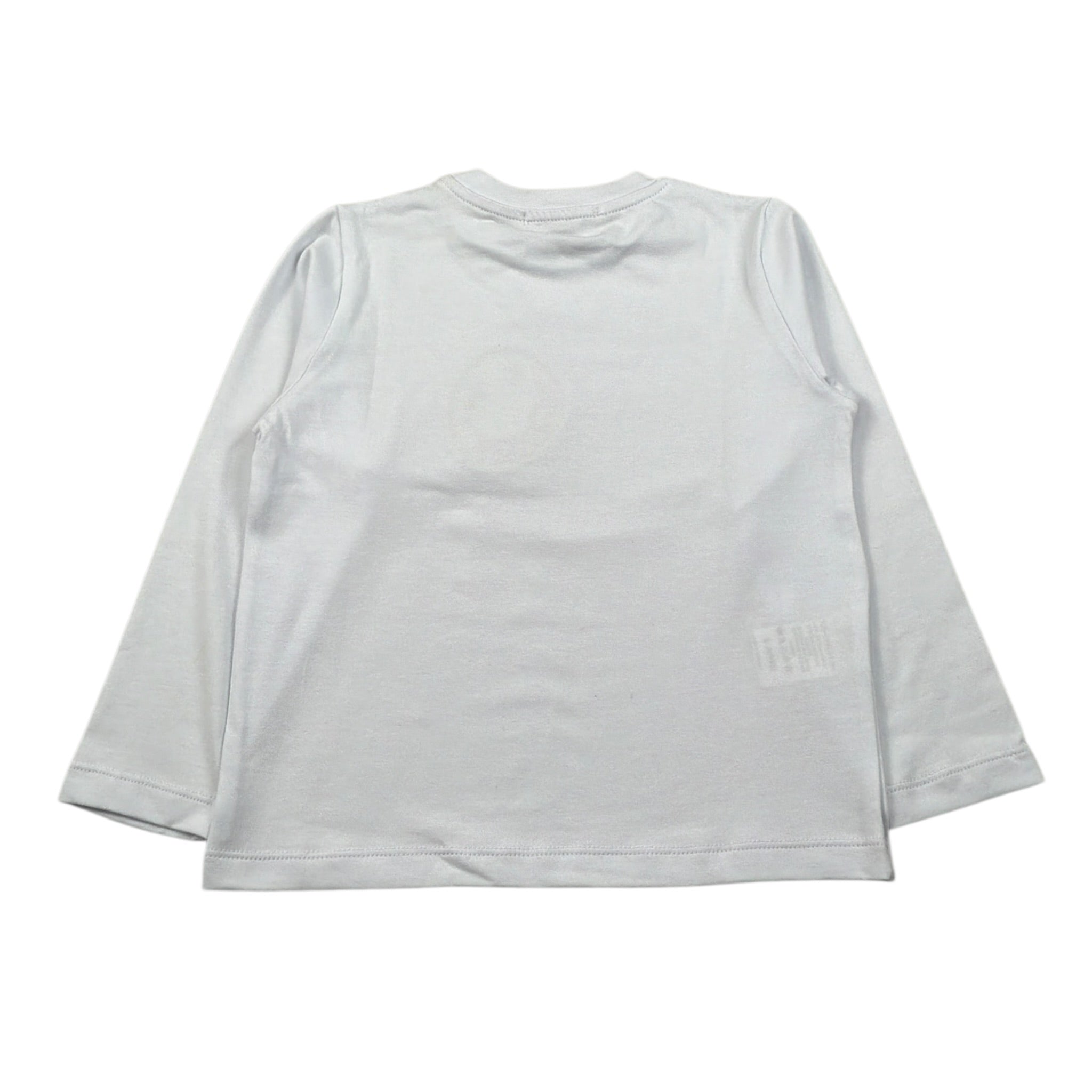 Daniele Alessandrini Shirt Girocollo tinta unita con Stampa Bianco per Bambino 1291M00115 BIANCO DANIELE ALESSANDRINI 