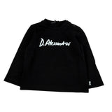 Daniele Alessandrini Shirt tinta unita Girocollo con Stampa Nero per Neonato 1291M00131N NERO DANIELE ALESSANDRINI 
