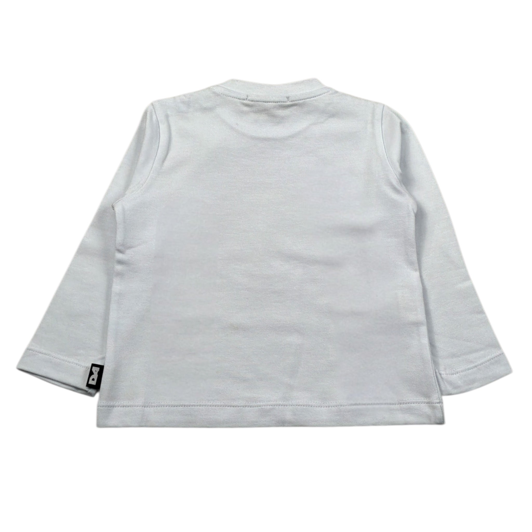 Daniele Alessandrini Shirt Girocollo tinta unita con Stampa Bianco per Neonato 1291M00140 BIANCO DANIELE ALESSANDRINI 