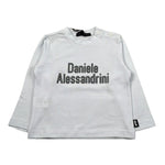 Daniele Alessandrini Shirt Girocollo tinta unita con Stampa Bianco per Neonato 1291M00140 BIANCO DANIELE ALESSANDRINI 