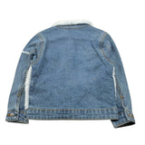 Daniele Alessandrini Giubbino In Denim con Pelliccia Blu per Neonato 1291OD00098 BLU DANIELE ALESSANDRINI 