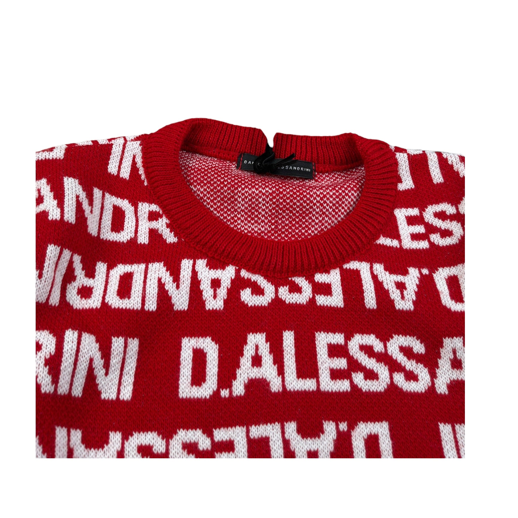 Daniele Alessandrini Maglia Girocollo tinta unita con Stampe Rosso per Bambino 1291W00106JX ROSSO DANIELE ALESSANDRINI 
