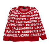 Daniele Alessandrini Maglia Girocollo tinta unita con Stampe Rosso per Neonato 1291W00106X ROSSO DANIELE ALESSANDRINI 