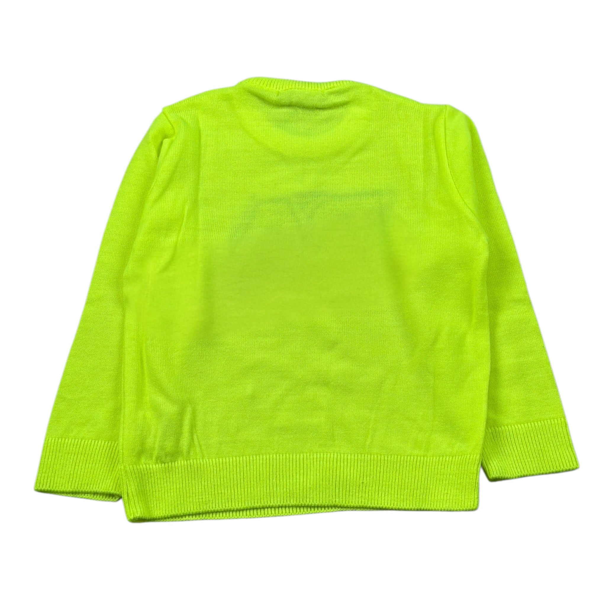 Daniele Alessandrini Maglia tinta unita con Stampa Giallo Fluo per Bambino 1291W00117JX GIALLO FLUO DANIELE ALESSANDRINI 