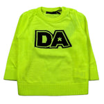 Daniele Alessandrini Maglia tinta unita con Stampa Giallo Fluo per Neonato 1291W00117N GIALLO FLUO DANIELE ALESSANDRINI 