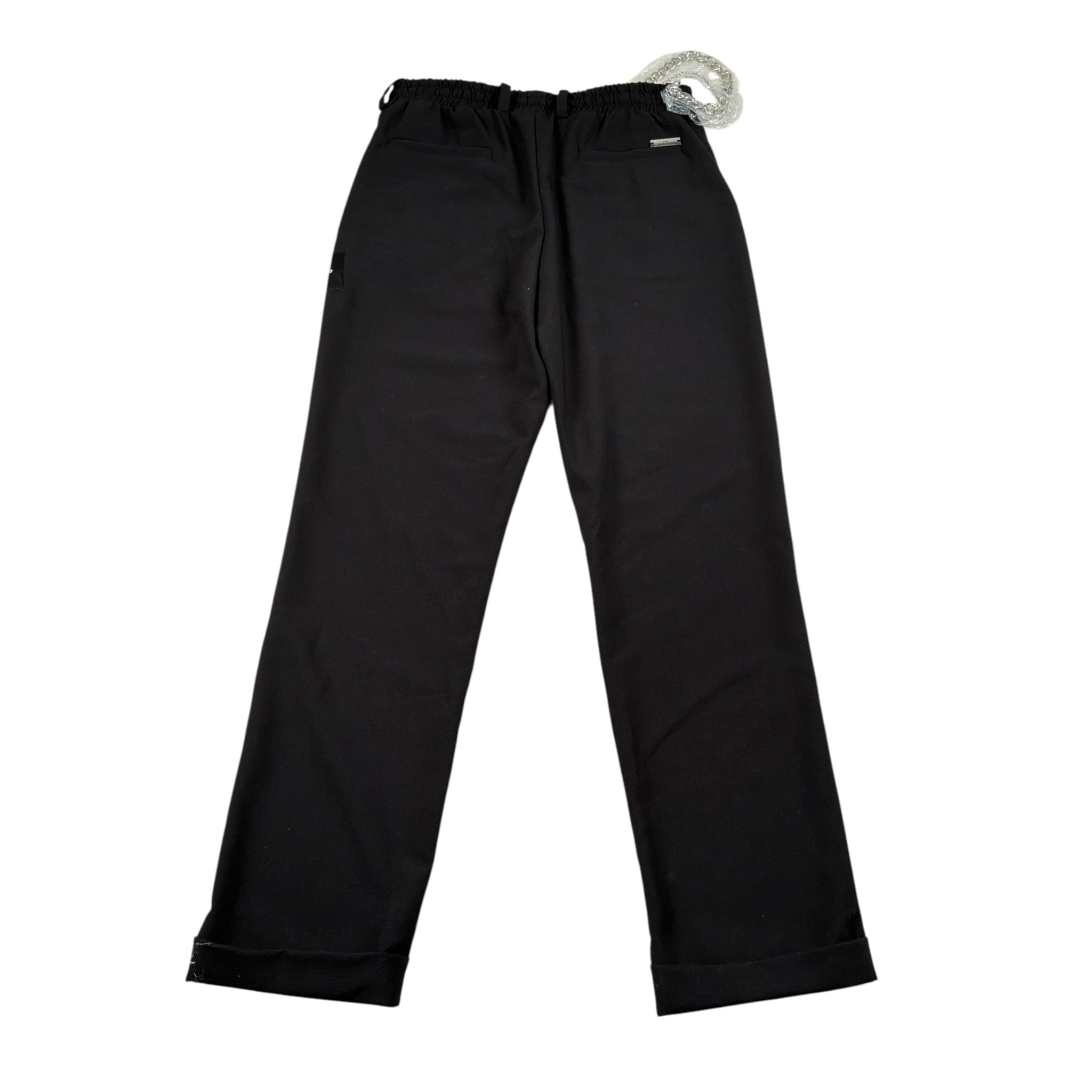 Daniele Alessandrini Pantalone tinta unita con Elastico In Vita Nero per Bambino RBP25227PA NERO DANIELE ALESSANDRINI 