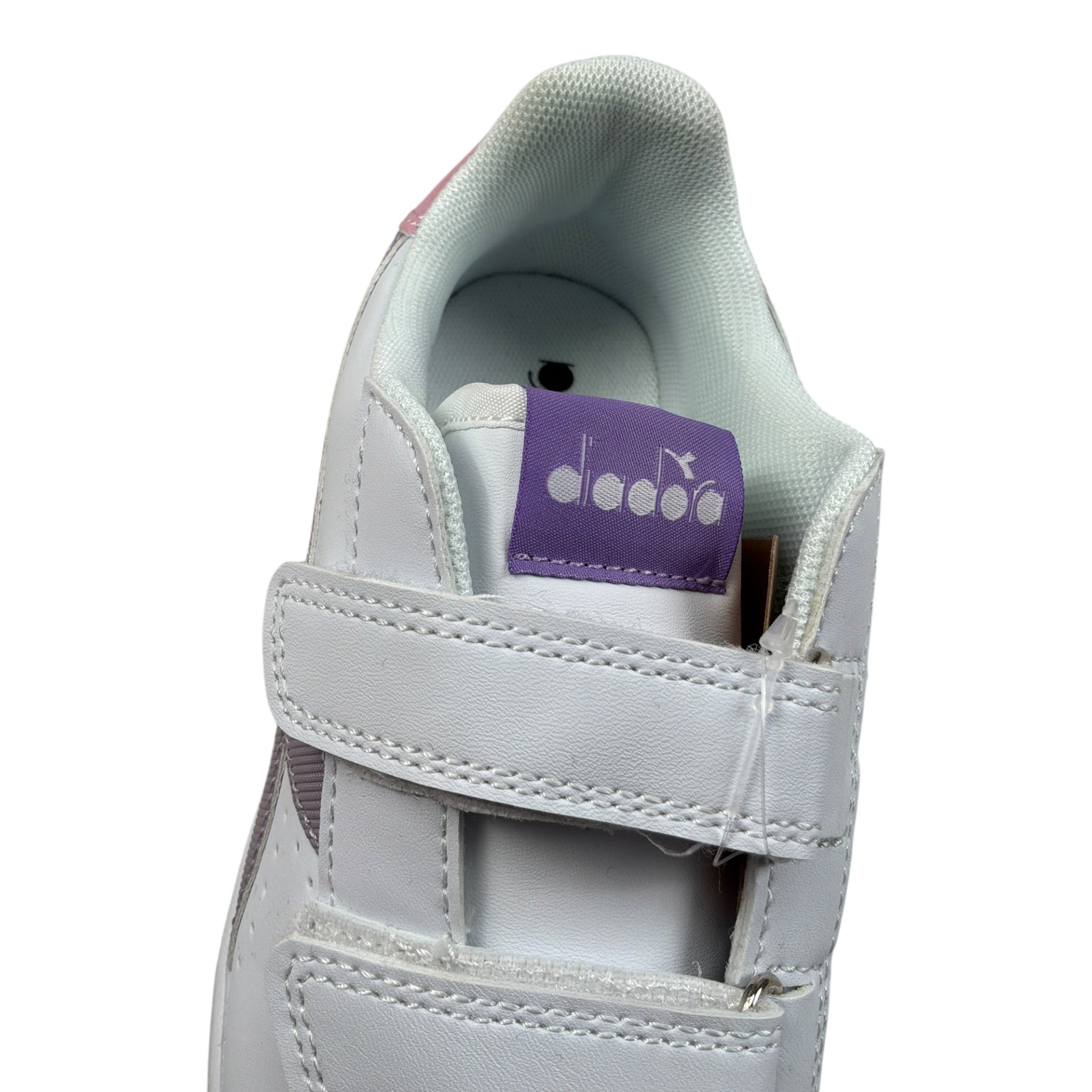 Diadora Sneakers tinta unita con Strappi Bianco per Bambina 10117016 BIANCO DIADORA 