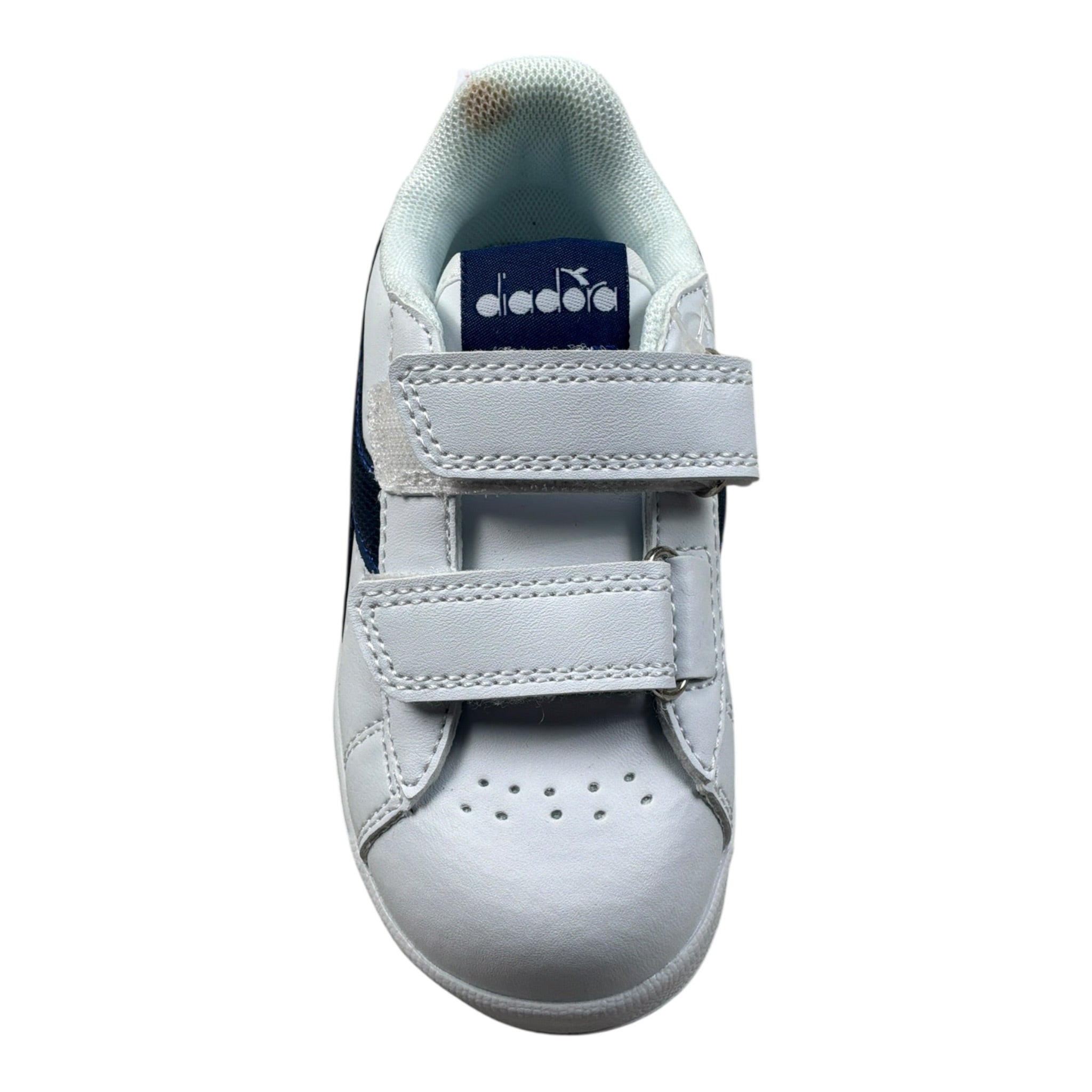 Diadora Sneakers tinta unita con Strappi Bianco per Bambino 10182006 BIANCO DIADORA 