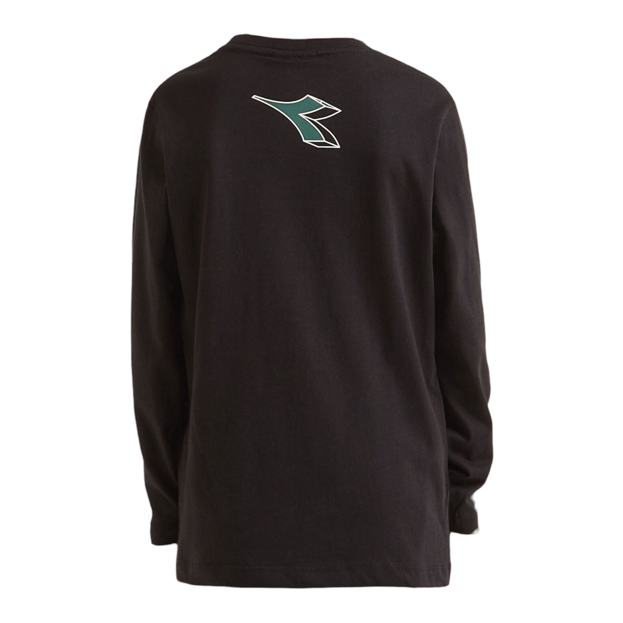 Diadora Shirt Girocollo tinta unita con Logo Nero per Bambino 102182243XX NERO DIADORA 
