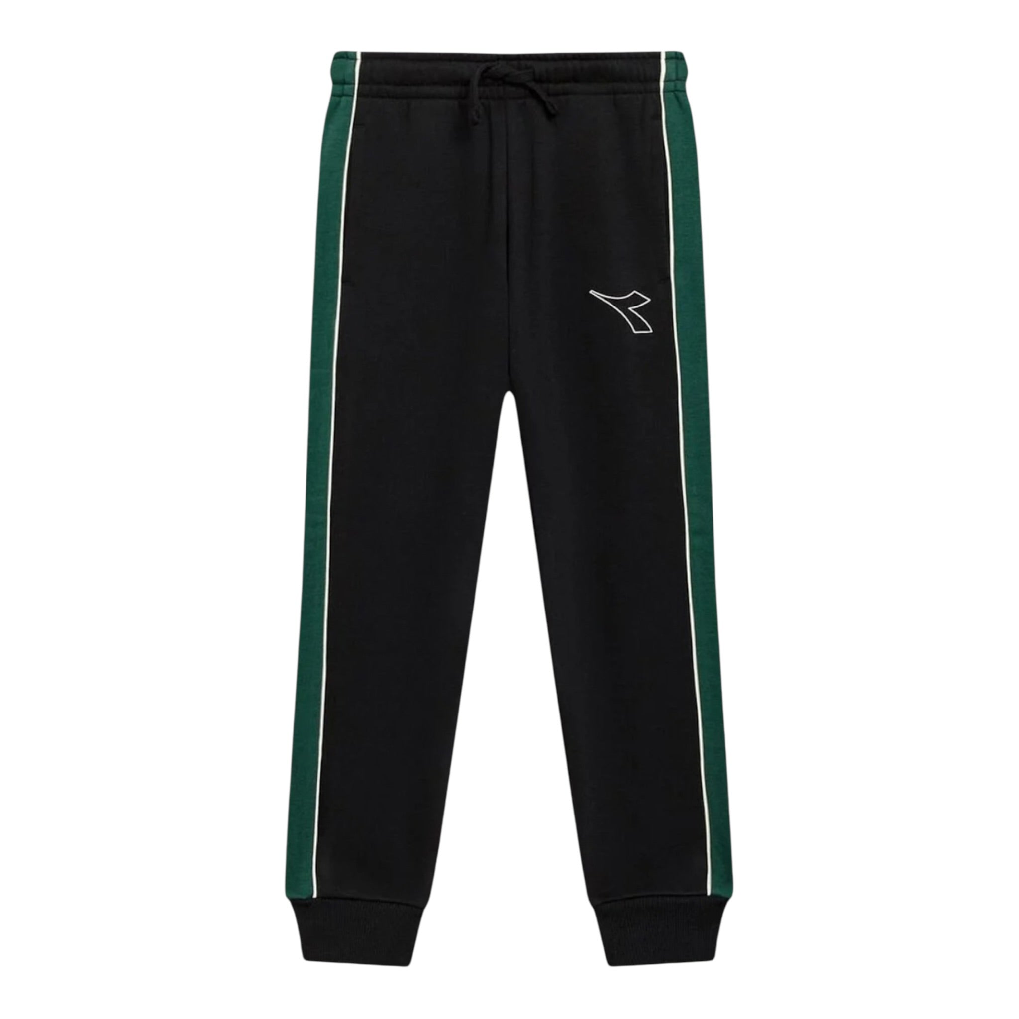 Diadora Completo 2 Pezzi Felpa-Pantalone tinta unita Nero per Bambino 102182257X NERO DIADORA 