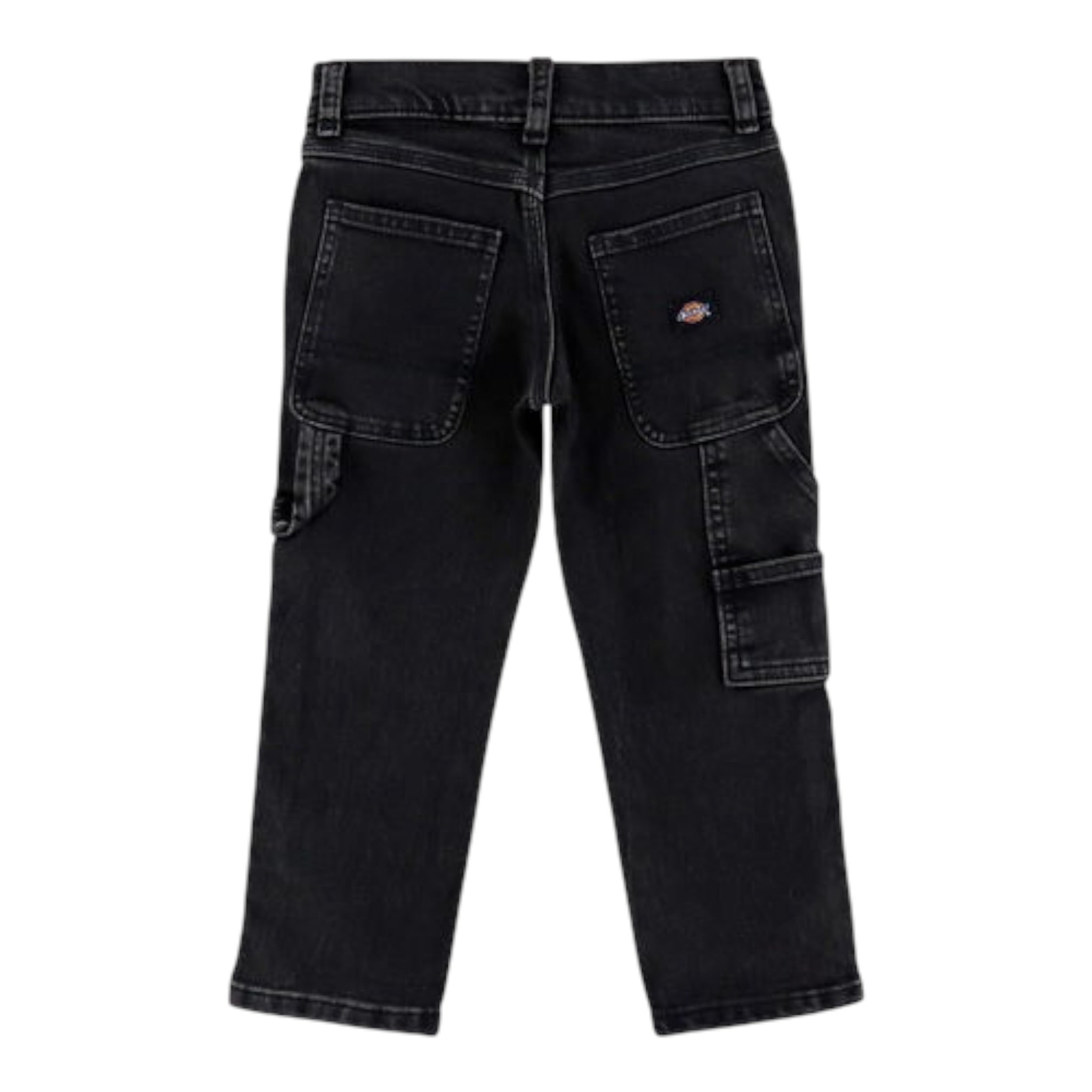 Dickies Jeans tinta unita con Tasche Americane Nero per Bambino DK0A87LKJ791 NERO DICKIES 