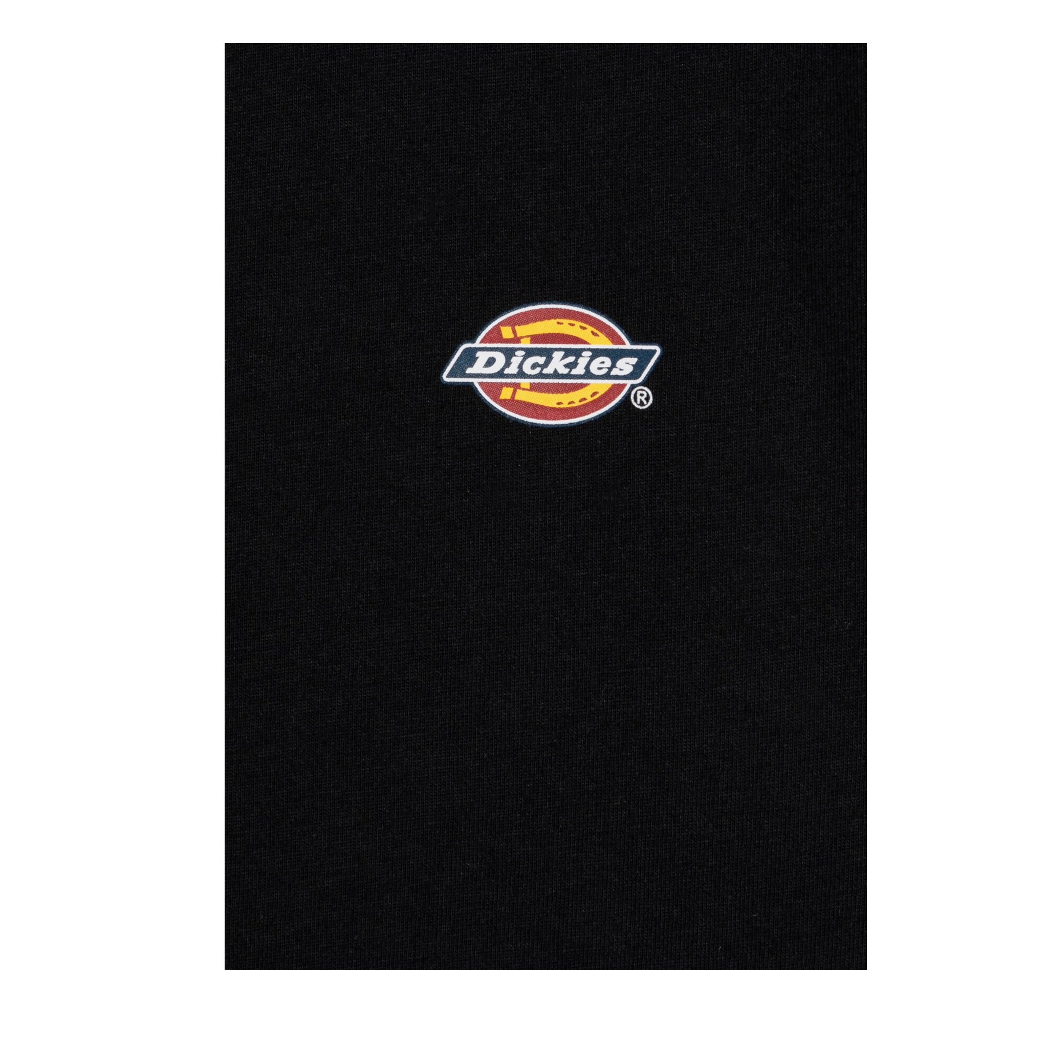 Dickies T-Shirt Girocollo tinta unita con Logo Nero per Bambino DK0DKSR64BK1 NERO DICKIES 