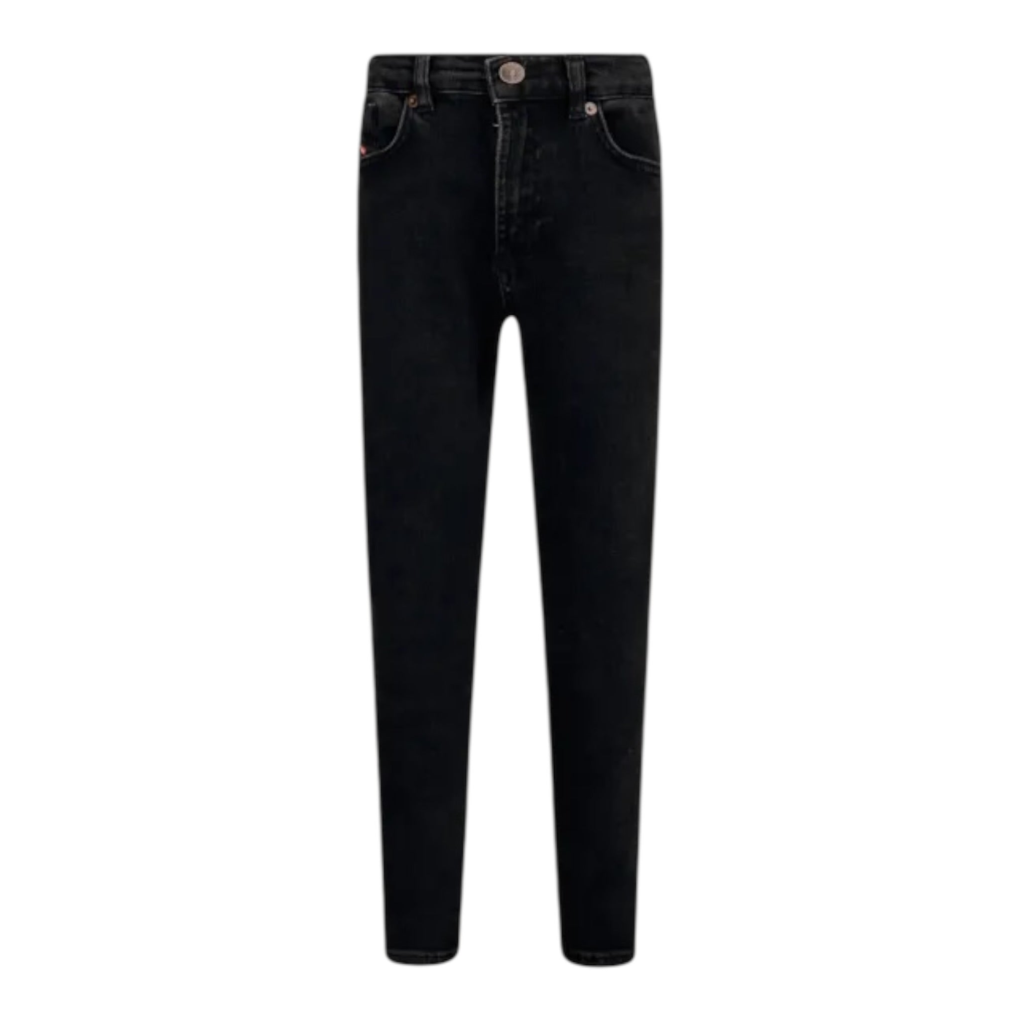 Diesel Jeans tinta unita con Girovita Regolabile Nero per Bambino J00805 NERO DIESEL 