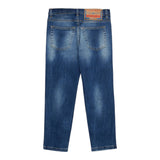 Diesel Jeans tinta unita con Girovita Regolabile Blu per Bambino J00981 BLU DIESEL 