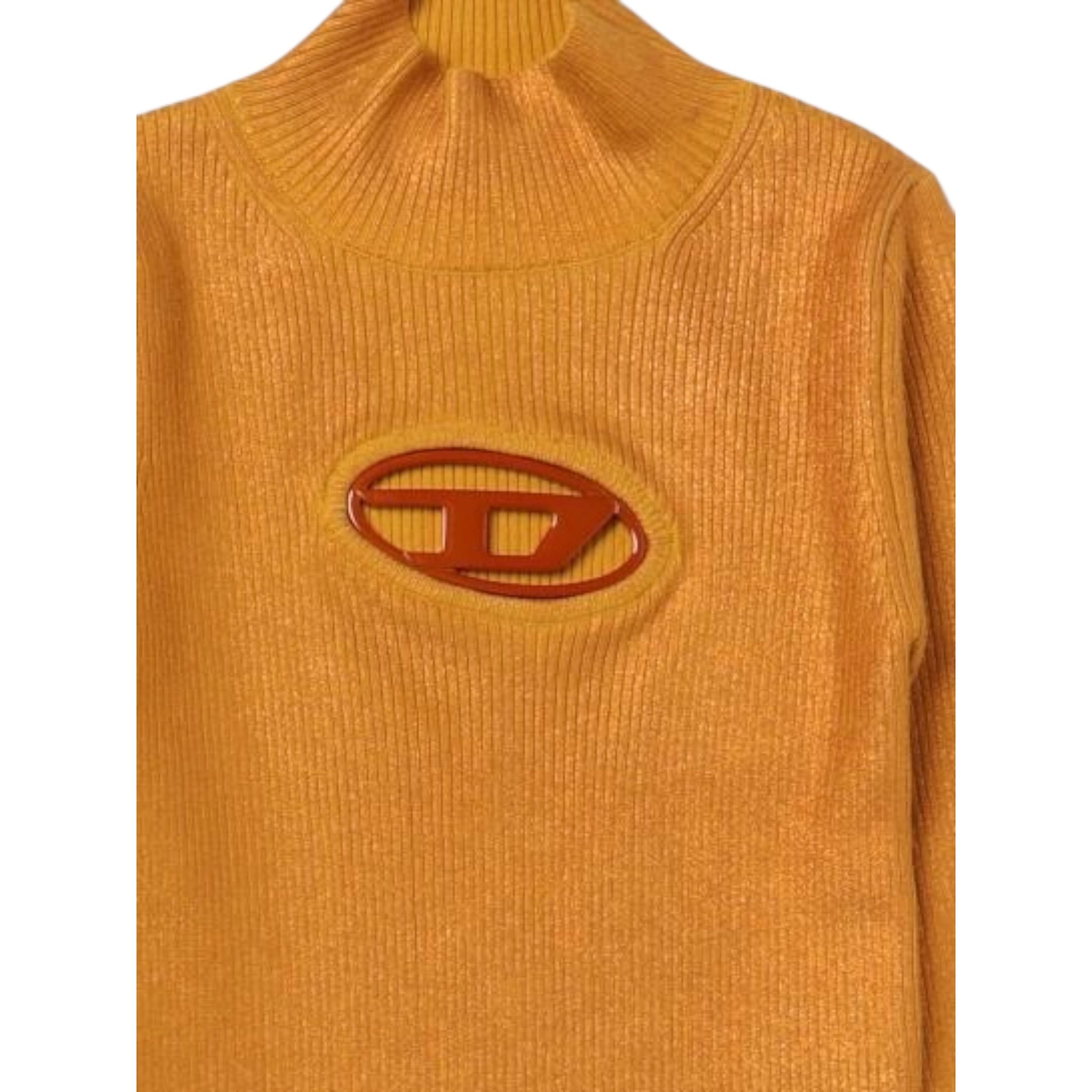Diesel Maglia tinta unita con Stampa Arancione per Bambina J01401 ARANCIONE DIESEL 