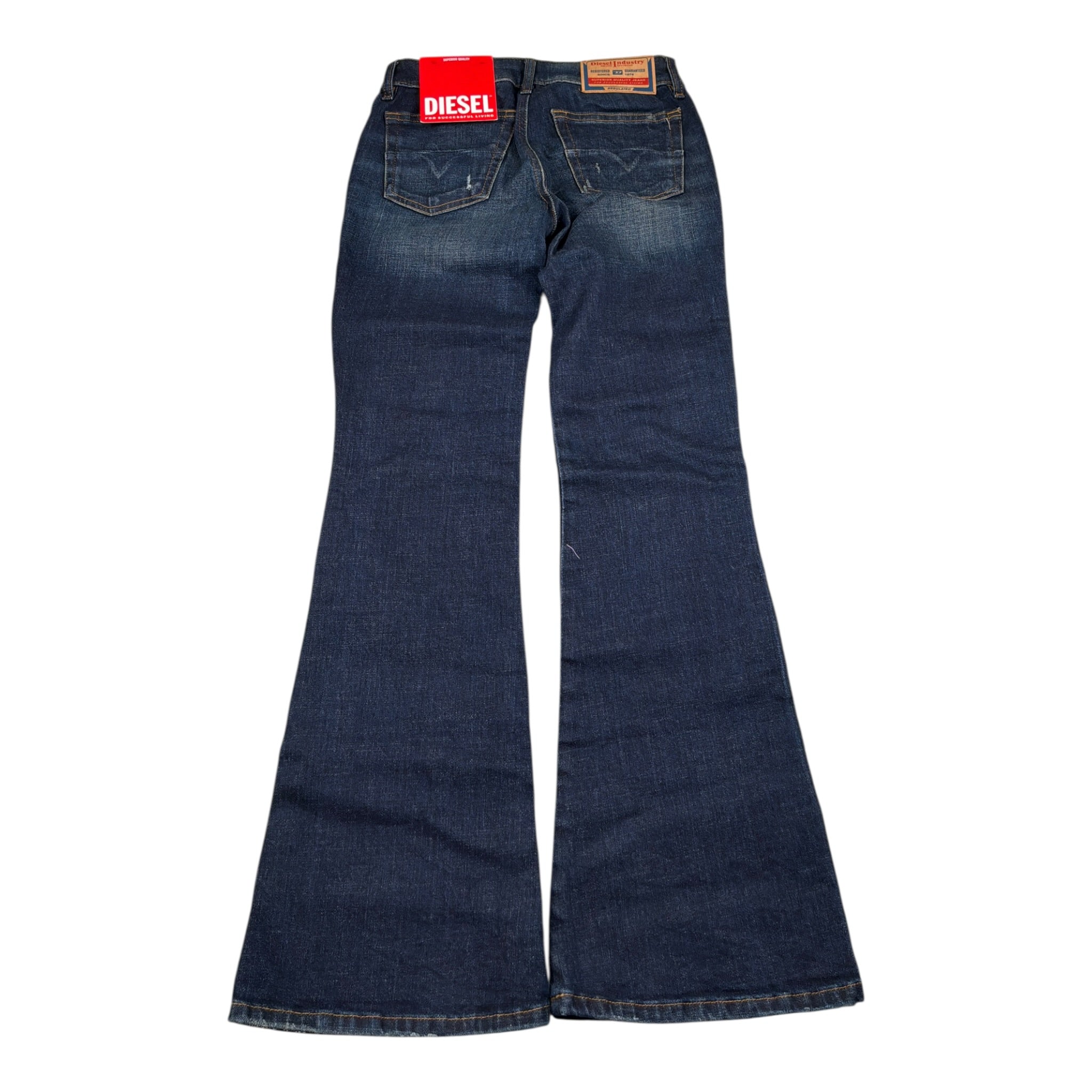 Diesel Jeans tinta unita con Girovita Regolabile Blu per Bambina J02331 BLU DIESEL 