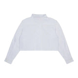 Diesel Camicia Modello Crop tinta unita Bianco per Bambina J02373 BIANCO DIESEL 