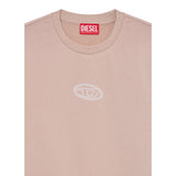 Diesel Felpa Chiusa tinta unita con Logo Rosa per Bambino J02417 ROSA DIESEL 