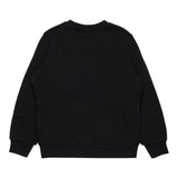 Diesel Felpa Chiusa tinta unita con Logo Nero per Bambino J02417X NERO DIESEL 