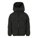 Diesel Giubbino tinta unita con Zip E Logo Nero per Bambina J02422KXBQ0 NERO DIESEL 
