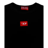Diesel Abito tinta unita con Logo Nero per Bambina J02454 NERO DIESEL 