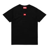 Diesel T-Shirt tinta unita con Logo Nero per Bambino J02501 NERO DIESEL 