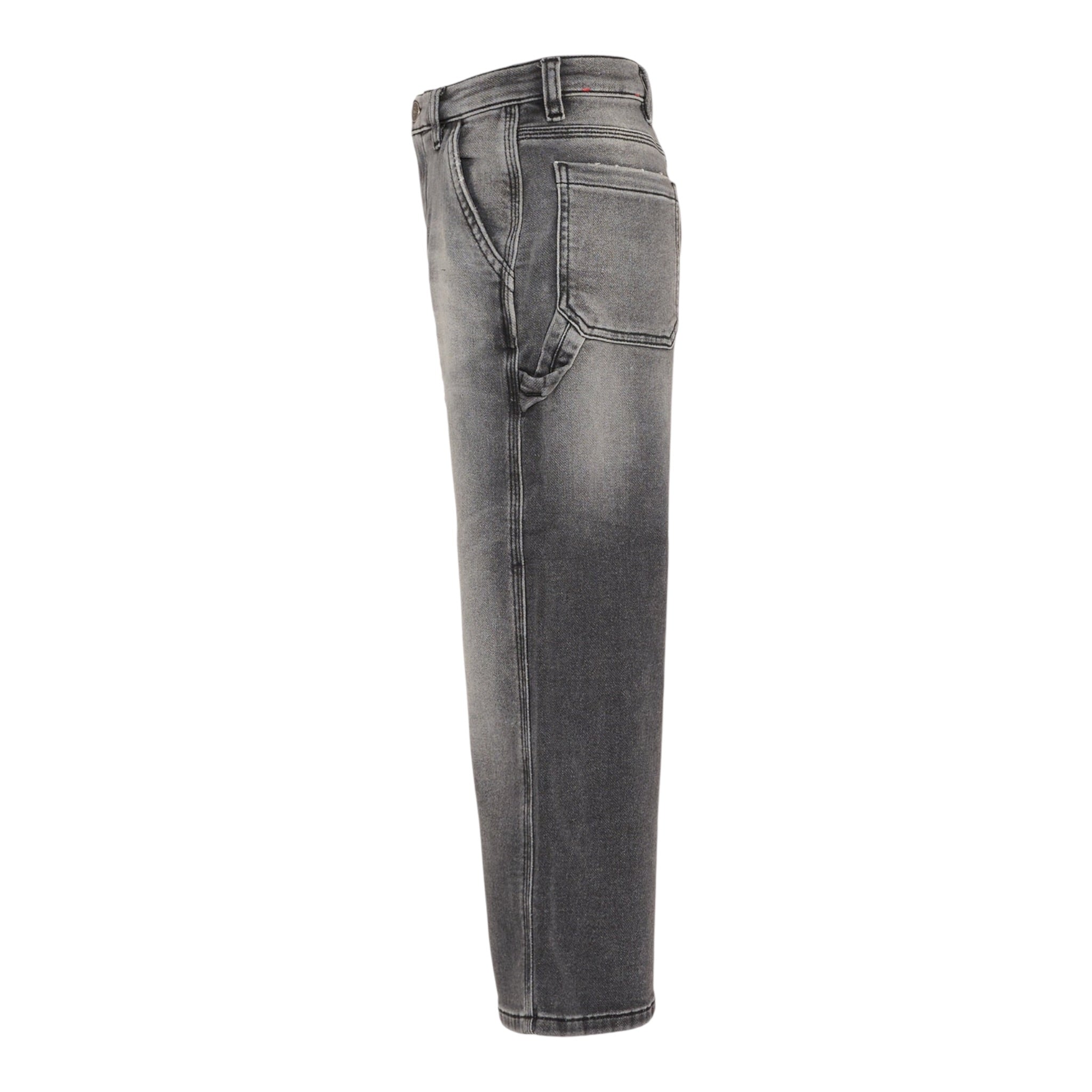 Diesel Jeans tinta unita Modello A Palazzo Grigio per Bambina J02511 GRIGIO DIESEL 